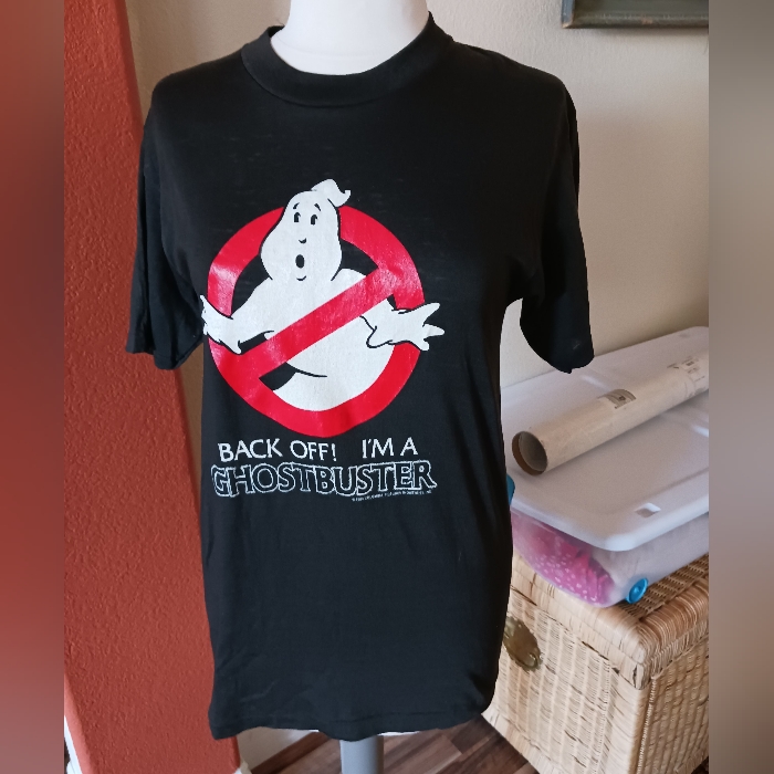Vintage 1984 Ghost Buster Promotional T Shirt